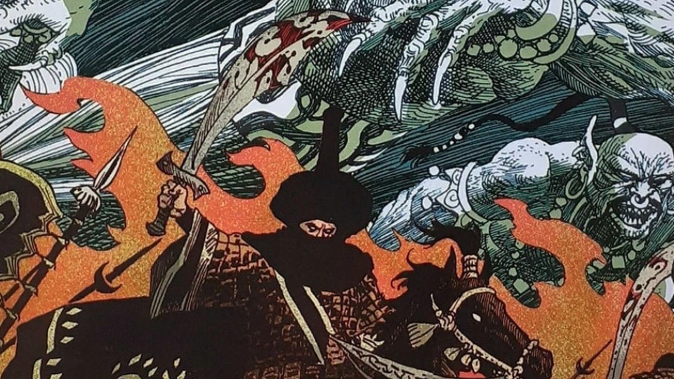 “Los Jinetes y la Noche 1002… 1003… 1004…” de Eduardo Mazzitelli y Quique Alcatena